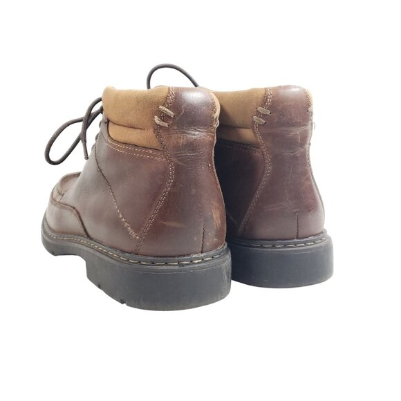 Dockers Mens Size 9 Brown Leather Lace-Up Ankle Boots main image 4